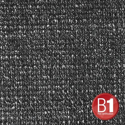 Adam Hall Adam Hall 0155 X 34 B - Gaza typu 100, 3 x 4 m, z oczkami, czarna 0155X34B