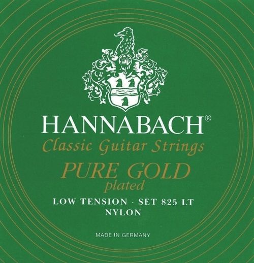 Hannabach 652644 Klassikgitarrensaiten Serie 825 Low Tension Spezialvergoldung - D4 652644