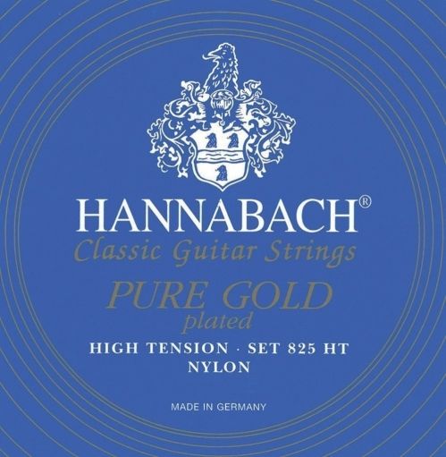 Hannabach 652623 Klassikgitarrensaiten Serie 825 High Tension Spezialvergoldung - G3 652623