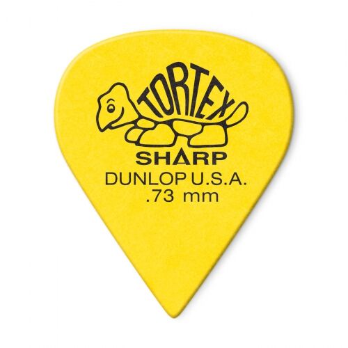 Dunlop DL P 0050 412p.73 tortex Sharp Players Pack (12 sztuk) Żółty 23412073012