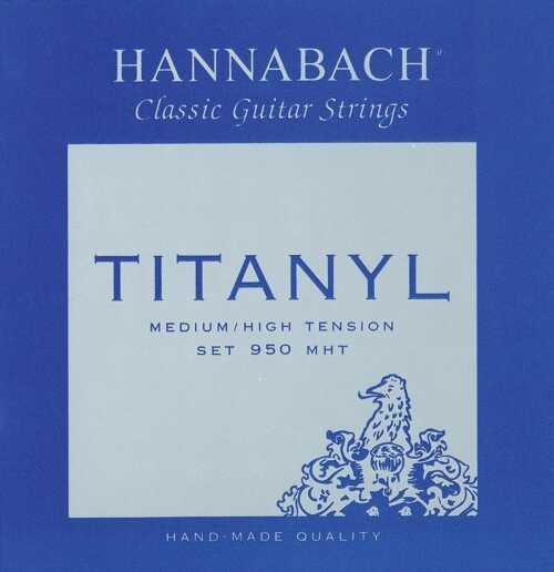 Hannabach 653153 Klassikgitarrensaiten Serie 950 Medium / High Tension Titanyl - G3