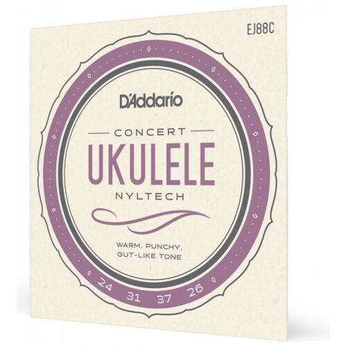D'Addario EJ88 °C zestaw strun nyltech Ukulele Concert EJ88C