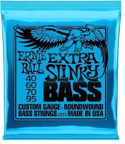 Ernie Ball Extra Slinky 2835 struny do gitary basowej 2835