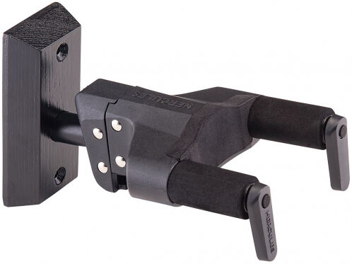 Hercules GSP38W BK Plus uchwyt ścienny do gitary elektrycznej/akustycznej (czarny)