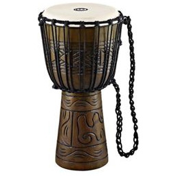 Meinl Percussion Percussion Headliner Rope Tuned Artifact Series Djembe Medium - 10