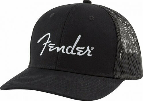 Fender SILVER LOGO SNAPBACK HAT Baseball Cap dla muzyków - kolor: czarny 9122421100