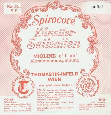 Thomastik Spirocore E S9 struna skrzypcowa 4/4