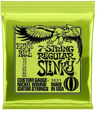 Ernie Ball Slinky 7string 010 gitara elektryczna  056  struny 2621