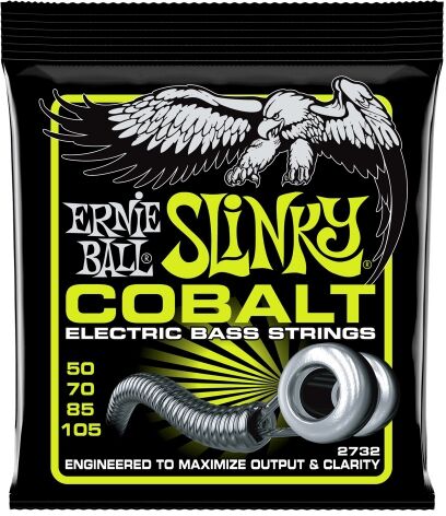 Ernie Ball Cobalt Slinky Electric Bass Guitar Strings 2732