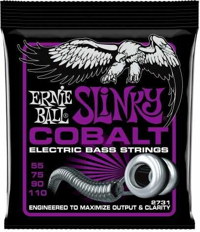 Ernie Ball Cobalt Slinky Electric Bass Guitar Strings 2731