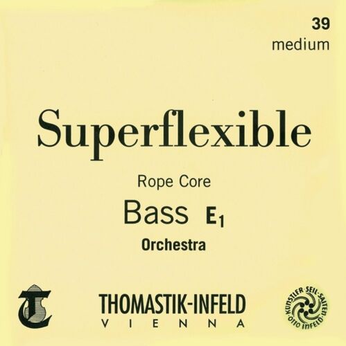 Thomastik (644430) struny do kontrabasu Superflexible Rope Core - A 4/4 - 36S