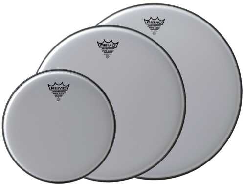 Remo BA0814-WS biały zamszowy głowica ambasadora - 35,5 cm BA-0814-WS