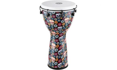 Meinl Percussion Percussion Djembe (odporny na warunki atmosferyczne) z syntetyczną skorupą i głową, seria alpejska nie wyprodukowana w Chinach średni rozmiar 30,5 cm dopasowany mechanicznie ADJ12-DA