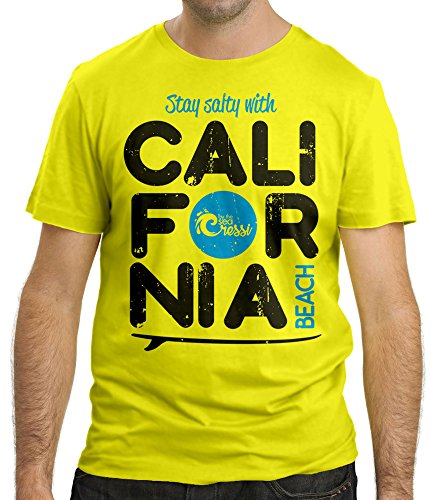Cressi Beach Cressi Beach Męski T-shirt California ŻÓŁTY XXL XVA947006