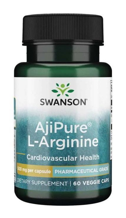 SWANSON L-Arginina AjiPure L-Arginine 500mg 60 kapsułek