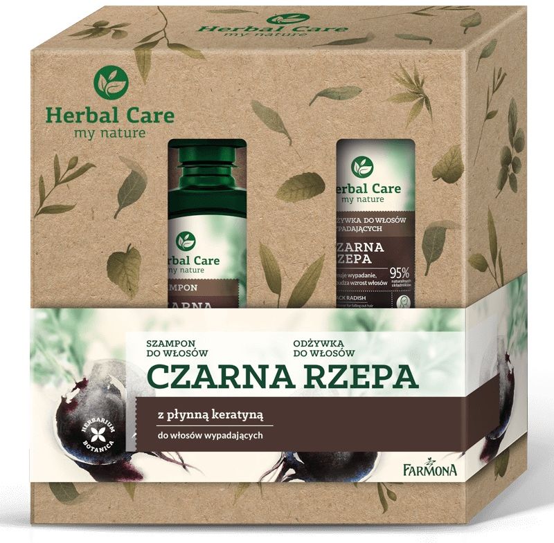 Herbal Care Zestaw pielęgnacja włosów Czarna Rzepa szampon odżywka) ZES2364