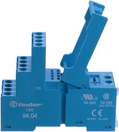 Gniazdo do serii 55.34 do szyny DIN 94.04 SPA