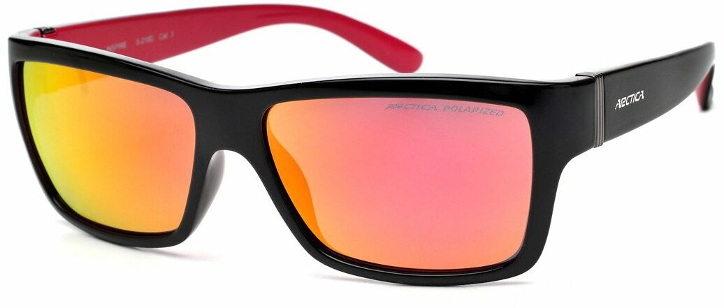 Arctica Czarne okulary S-210 klasyczne z polaryzacją S-210