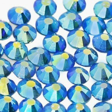 Cyrkonie do paznokci szklane ss3 blue zircon 1440 szt paczka