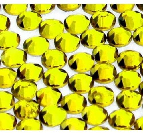 Cyrkonie do paznokci szklane ss5 citrine 1440 szt paczka