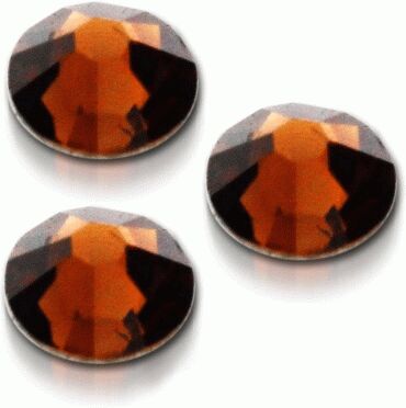 Ozdoba do paznokci Cyrkonie Swarovski SS10 220 Smoked Topaz 50 szt