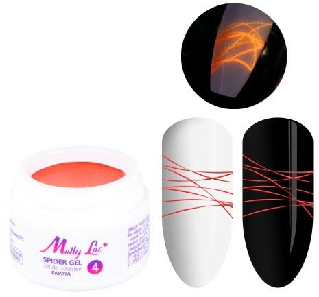 Spider Gel Żel Do Zdobień Neonowy Molly 3ML Nr 4