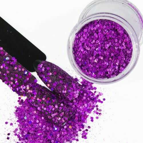 Allepaznokcie Pyłek do paznokci Ultraviolet Effect 1 g Nr 07