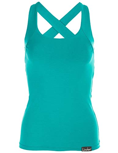 Cross WINSHAPE Winshape Damski top Back Top, zielony (ocean-grün), L WVR25-OCEAN-GREEN-L