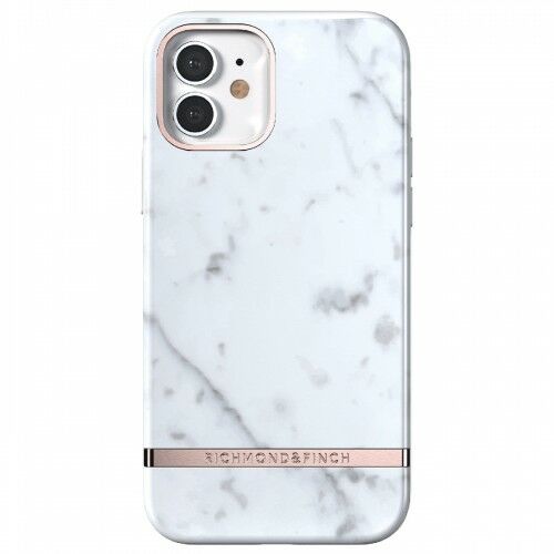 Richmond&Finch Etui iPhone 12 / 12 Pro, white marble