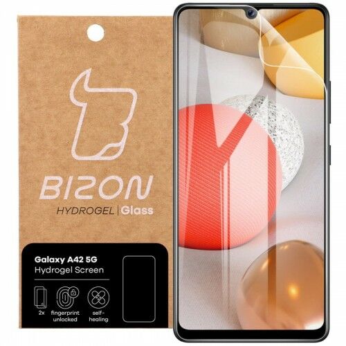 Bizon Folia hydrożelowa na ekran Bizon Glass Hydrogel, Galaxy A42 5G, 2 sztuki 5903896181646