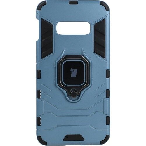 Bizon Etui Case Armor Ring Galaxy S10e niebieskie BCARGALS10EBL