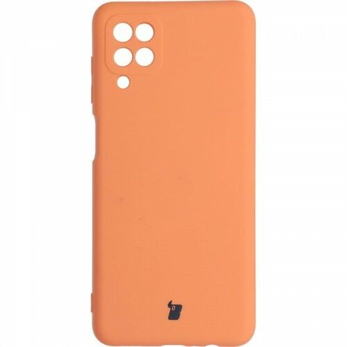 Bizon Etui Case Silicone Galaxy A12 / M12 pomarańczowe BCSGALM12OR