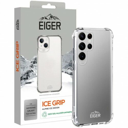 Eiger Eiger Etui Ice Grip Case Galaxy S22 Ultra, przezroczyste EGCA00352