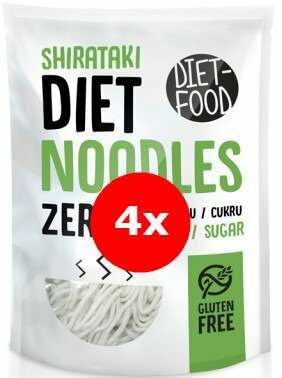 DIET-FOOD Makaron Shirataki Konjac Noodles ZESTAW 4x200g