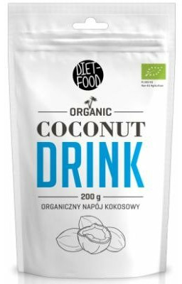 Diet-Food Organiczny Napój Kokosowy w Proszku 200g EKO