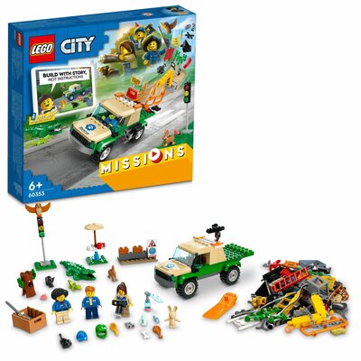 LEGO City Misje ratowania dzikich zwierząt 60353