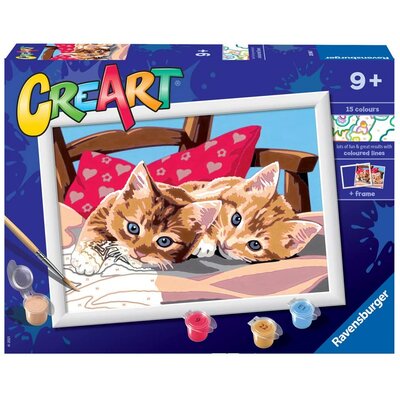 Ravensburger Malowanka CreArt Dwa słodkie kotki 28938 28938