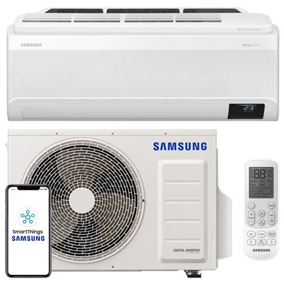 Фото - Кондиціонер Samsung Klimatyzator Split, Pompa ciepła powietrze - powietrze  WindFree Pu 