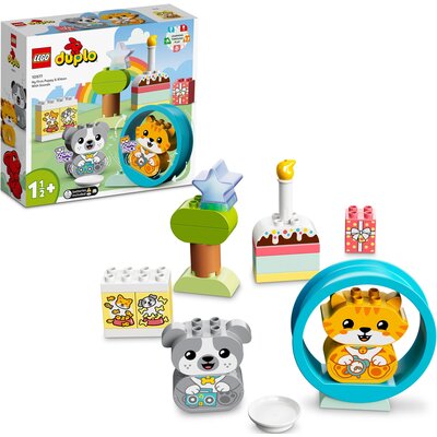 LEGO Duplo Mój pierwszy szczeniak i kotek z odgłosami 10977