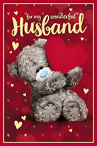 Me To You Bear HUSBAND Me to You Bear 3D holograficzna kartka urodzinowa z hologramem ALM93046