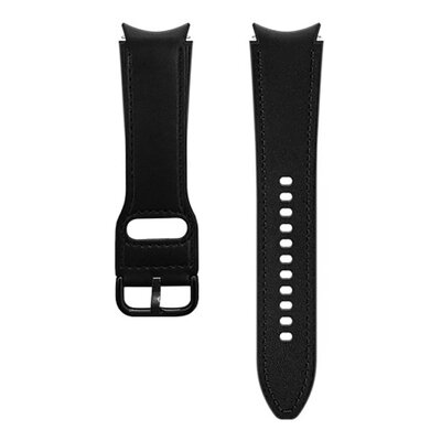 PURO Pasek Classic Leather Band do Samsung Galaxy Watch 4/4 Classic 40/42/44/46mm) Czarny