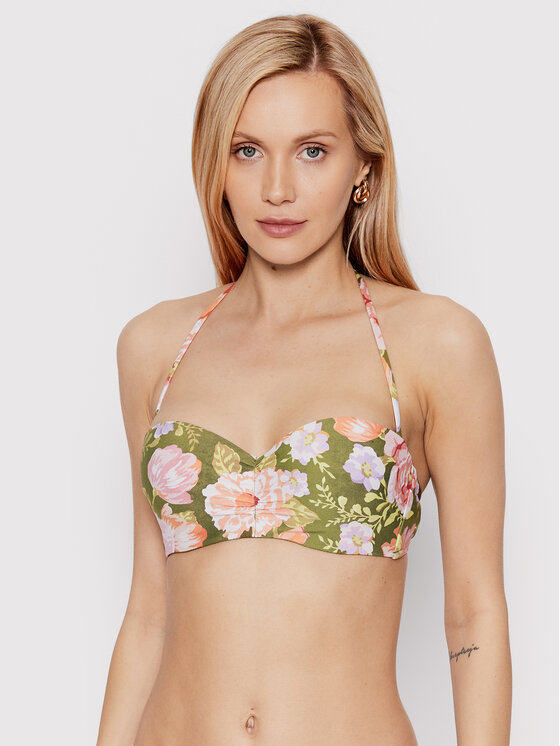 Seafolly Góra od bikini Paradise Garden 30574-960 Zielony