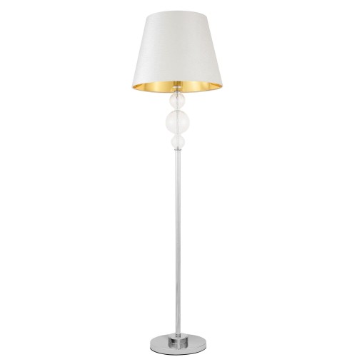 Lumina Deco Deco LAMPA STOJĄCA PODŁOGOWA SREBRNA MURANEO DECO LDF 1123 (CHR)