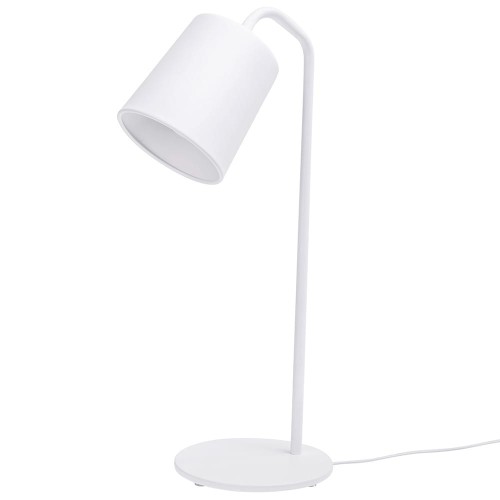 King Home Lampa biurkowa FLAMING TABLE biała MT7097-1.WHITE