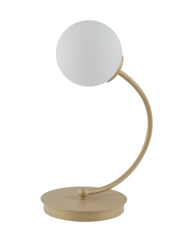 Sigma złota lampka nocna 50303 VELVET nowoczesna lampka stołowa do sypialni na stolik nocny 50303