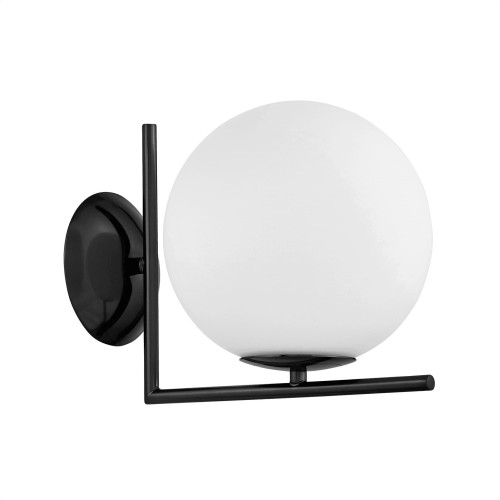 Lumina Deco NOWOCZESNA LAMPA ŚCIENNA KINKIET CZARNY SORENTO D20 LDW 1215-1 (BK)