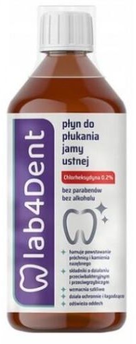 ALG Pharma Lab4Dent płyn do płukania jamy ustnej 500 ml 7083588