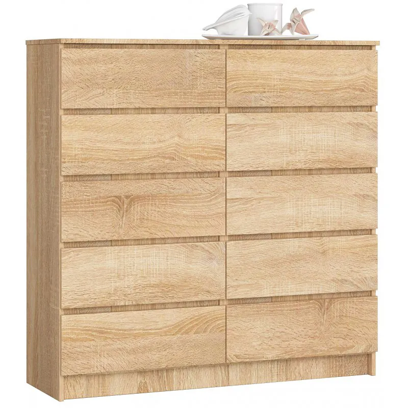 Skandynawska Komoda Do Salonu Dąb Sonoma M4-W39