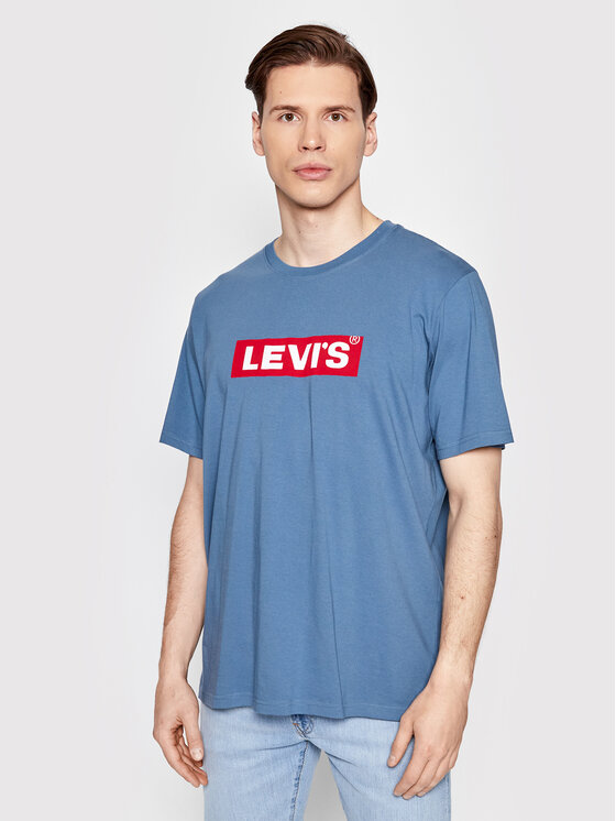 Levi's T-Shirt 16143-0598 Niebieski Relaxed Fit