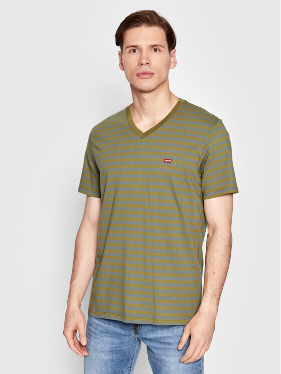 Levi's T-Shirt Original Housemarked 85641-0022 Zielony Standard Fit